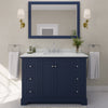 Custom image for Dark Blue with Polished Chrome Trim / Giotto Quartz / 46