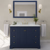 Custom image for Dark Blue with Brushed Gold Trim / Giotto Quartz / 46