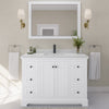Custom image for White with Matte Black Trim / Giotto Quartz / No Mirror