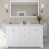 Custom image for White with Polished Chrome Trim / Giotto Quartz / No Mirror