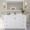 Custom image for White with Matte Black Trim / White Quartz / 58