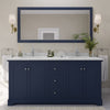 Custom image for Dark Blue with Polished Chrome Trim / Giotto Quartz / 70