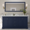 Custom image for Dark Blue with Polished Chrome Trim / Giotto Quartz / No Mirror