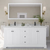 Custom image for White with Matte Black Trim / Giotto Quartz / 70