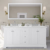 Custom image for White with Polished Chrome Trim / White Quartz / 70