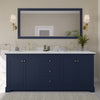 Custom image for Dark Blue with Brushed Gold Trim / Giotto Quartz / 70