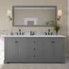 Custom image for Dark Gray with Matte Black Trim / Giotto Quartz / No Mirror