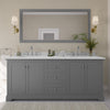 Custom image for Dark Gray with Polished Chrome Trim / Giotto Quartz / No Mirror