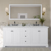 Custom image for White with Matte Black Trim / Giotto Quartz / No Mirror