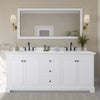 Custom image for White with Matte Black Trim / White Quartz / 70