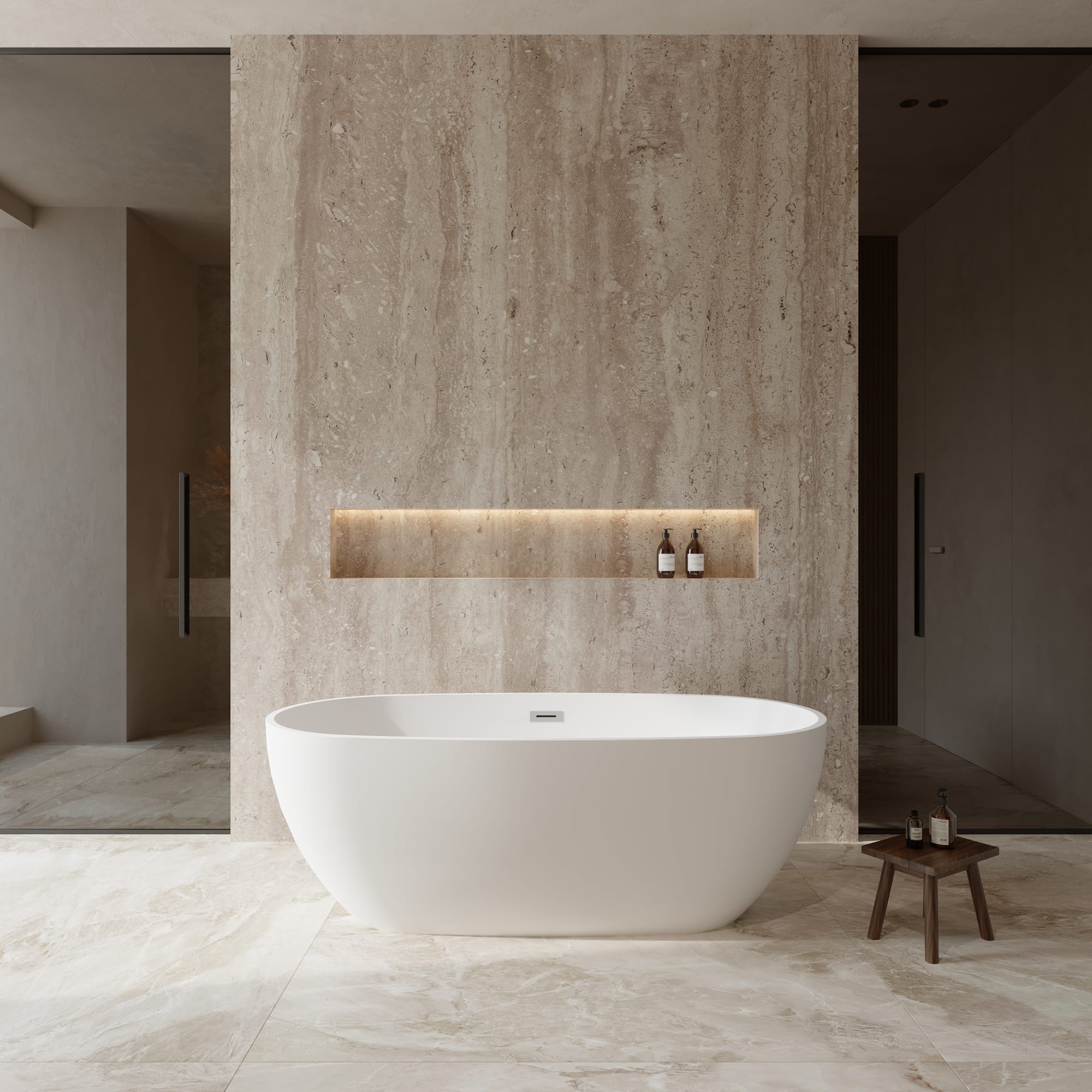 Juno Freestanding Acrylic Bathtub No Faucet 67 inch – Wyndham