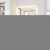 Custom image for Whitewashed Oak with Brushed Gold Trim / White Cultured Marble / No Mirror