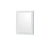 Custom image for White with Brushed Chrome Trim / Giotto Quartz, Rectangular Sink / Medicine Cabinet