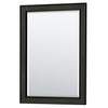 Custom image for Dark Espresso with Polished Chrome Trim / White Quartz, Rectangular Sink / 24