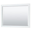 Custom image for White with Matte Black Trim / White Carrara Marble, Oval Sink / 46