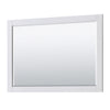Custom image for White with Polished Chrome Trim / White Carrara Marble / 46