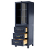 Custom image for Dark Blue with Brushed Gold Trim