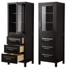 Custom image for Dark Espresso with Polished Chrome Trim