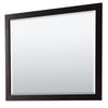 Custom image for Dark Espresso with Matte Black Trim / White Carrara Marble / 46