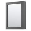Custom image for Dark Gray with Polished Chrome Trim / Medicine Cabinets