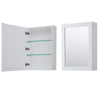 Custom image for White with Polished Chrome Trim / Medicine Cabinets