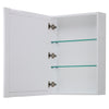 Custom image for White with Polished Chrome Trim / Medicine Cabinets