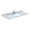 Custom image for Dark Gray with Matte Black Trim / White Carrara Marble / 46