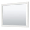 Custom image for White with Brushed Nickel Trim / Carrara Cultured Marble / 46