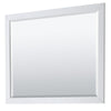 Custom image for White with Matte Black Trim / White Cultured Marble / 46