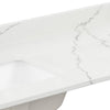 Custom image for Giotto Quartz / 60 in / 60 inch Double Center Sink
