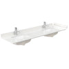Custom image for White with Matte Black Trim / White Quartz / No Mirror