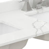Custom image for Giotto Quartz / 48 in / 48 inch Double Center Sink