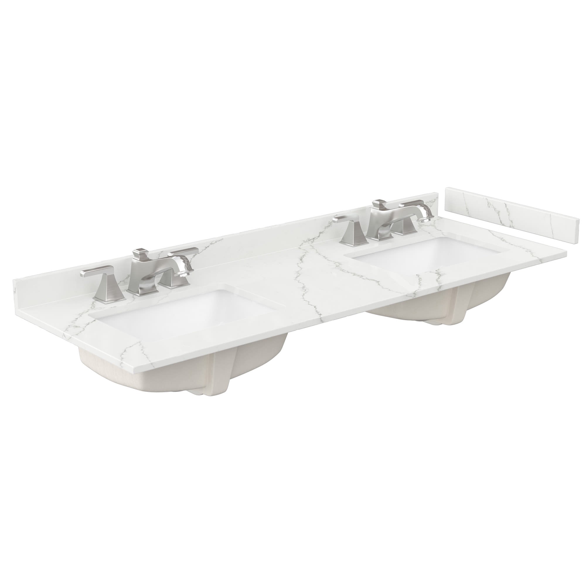 Countertop with Undermount Sink 60 inch 3-hole – Wyndham Collection