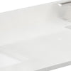 Custom image for White Quartz / 60 in / 60 inch Double Center Sink
