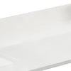 Custom image for White Quartz / 72 in / 72 inch Double Center Sink