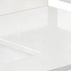 Custom image for White Quartz / 36 in / 36 inch Single Left Sink