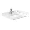Custom image for Dark Gray with Brushed Nickel Trim / Carrara Cultured Marble / No Mirror
