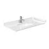 Custom image for Natural Oak with Matte Black Trim / Carrara Cultured Marble / No Mirror