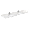 Custom image for Dark Gray with Brushed Nickel Trim / Carrara Cultured Marble / No Mirror