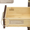 Custom image for Dark Walnut with Brushed Nickel Trim / White Cultured Marble / No Mirror