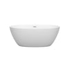 Custom image for Matte White with Polished Chrome Trim / 59