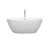 Custom image for Matte White with Polished Chrome Trim / 59