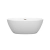 Custom image for Matte White with Brushed Nickel Trim / 59