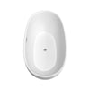 Custom image for Matte White with Polished Chrome Trim / 63