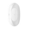Custom image for Matte White with Polished Chrome Trim / 63