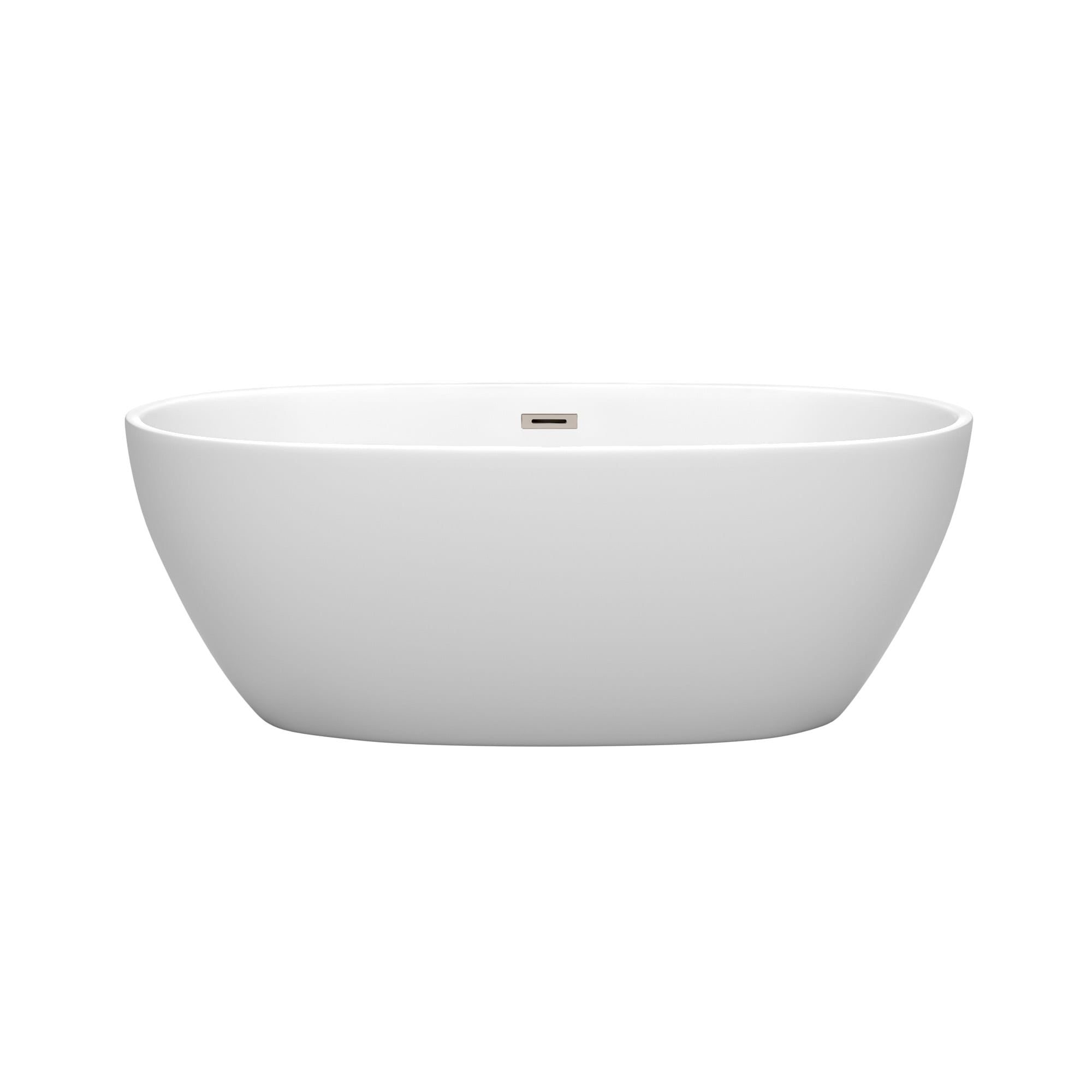 Juno Freestanding Acrylic Bathtub No Faucet 63 inch – Wyndham