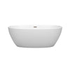 Custom image for Matte White with Brushed Nickel Trim / 63