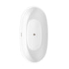 Custom image for Matte White with Brushed Nickel Trim / 63