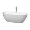 Custom image for Matte White with Brushed Nickel Trim / 67