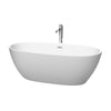 Custom image for Matte White with Polished Chrome Trim / 67